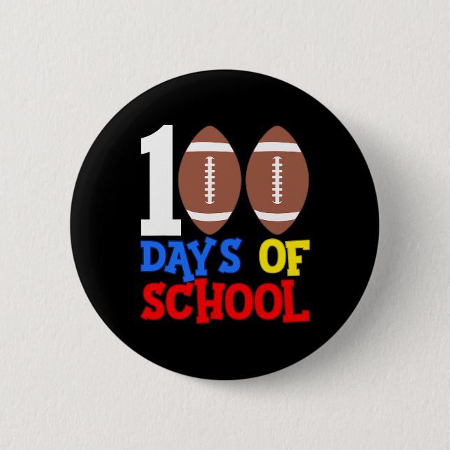 100 dagars skolfotsporter knapp (Framsida)