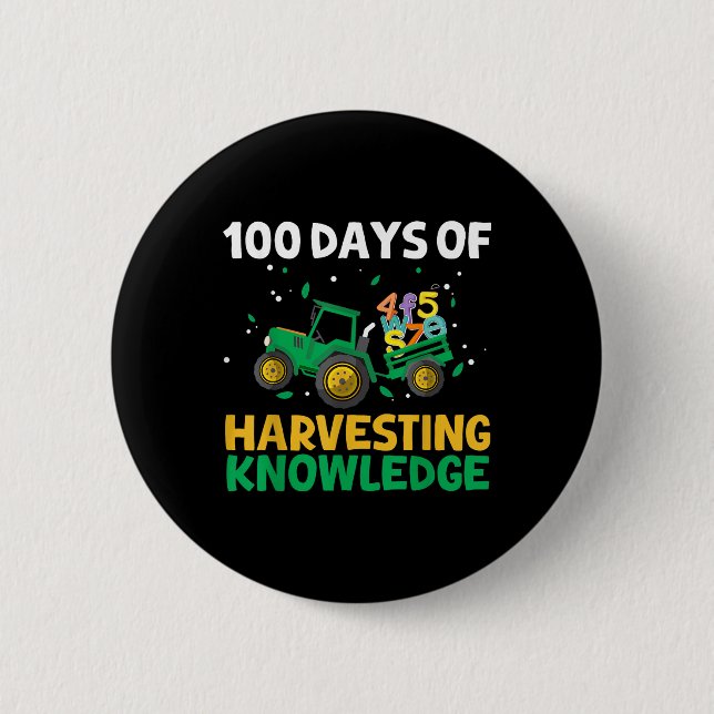 100 dagars skolgång - 100 dagar knapp (Framsida)