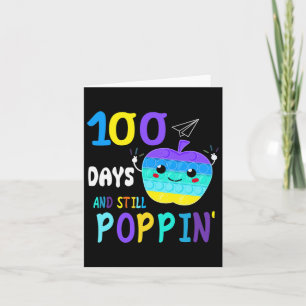 100 dagars skolgång för Fidget Popit Älskare Boys  Kort