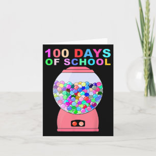 100 dagars skolgång i För barn i Maskin Kort
