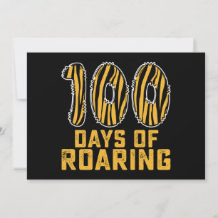 100 dagars skolgång i Tiger Lundny 100 dagar Inbjudningar