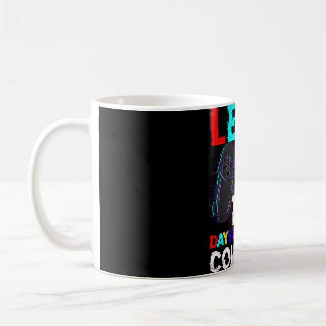 100 dagars skolgång slutförd spelfantasi 100 C Kaffemugg (Vänster)