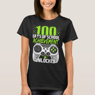 100 dagars skolgång - upplåst videospel t shirt