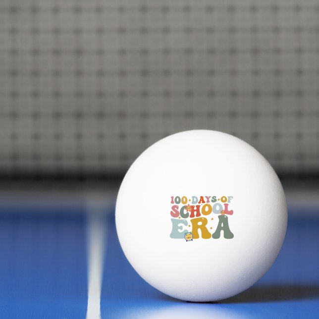 100 dagars skolgodis funky lärare barn pingisboll (Netto)