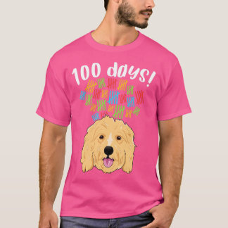 100 dagars skolkostrumsbarn Hund Doodle 1 T Shirt
