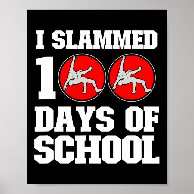 100 dagars skolläge 100 dagar B Poster (Framsidan)