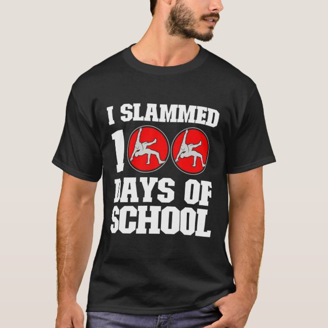 100 dagars skolläge 100 dagar B T Shirt (Framsida)