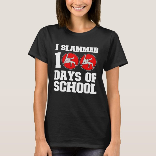 100 dagars skolläge 100 dagar B T Shirt (Framsida)
