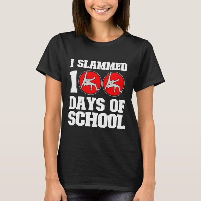 100 dagars skolläge 100 dagar B T Shirt (Framsida)