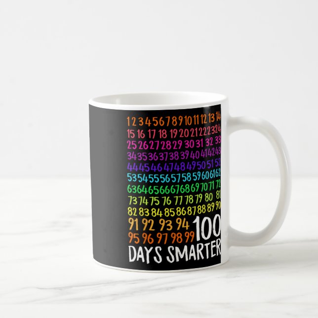 100 dagars skollärarbarn 100 dagars matematik kaffemugg (Höger)