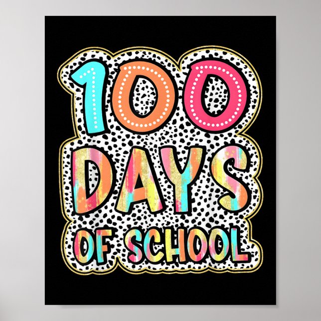 100 dagars skollärarbarn 100 dagars poster (Framsidan)