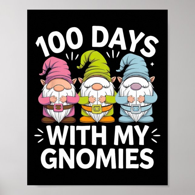 100 dagars skollärarbarn 100 skoldagar poster (Framsidan)