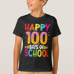 100 dagars skollärarbarnsdag i Lycklig 5 T Shirt