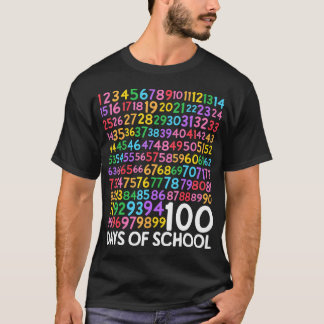 100 dagars skollärardag 100 dagar Math Num T Shirt