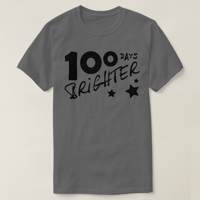 100 dagars skollärare 100 dagars förlossning t shirt (Design framsida)