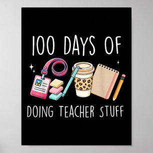 100 dagars skollärargrafik 100 poster