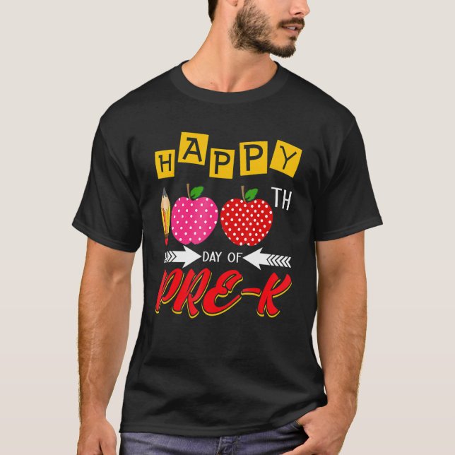 100 dagars skollärartid 100 dagar före K T Shirt (Framsida)