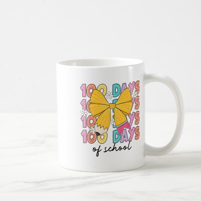 100 dagars skollärartid 100 skoldagar kaffemugg (Höger)