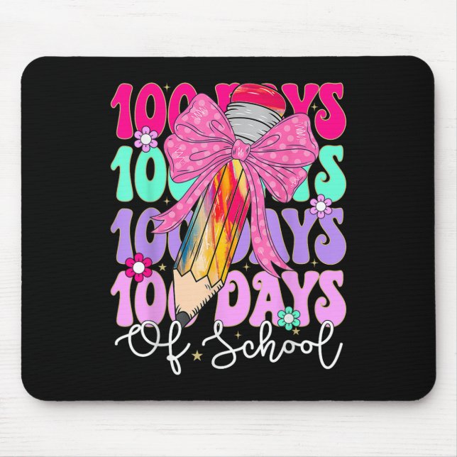 100 dagars skollärartid 100 skoldagar musmatta (Framsidan)
