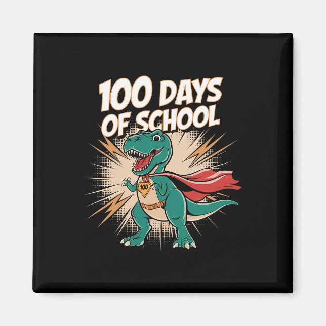 100 dagars skollärartid Dido Hero 100-dagarsdag Magnet (Framsidan)
