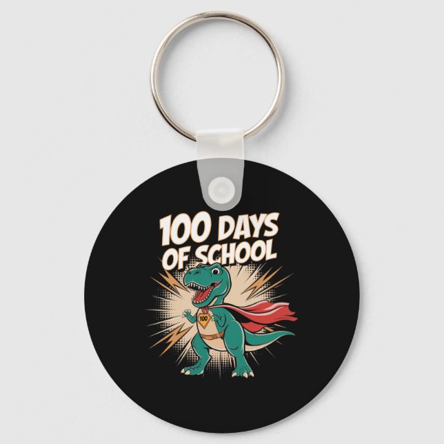 100 dagars skollärartid Dido Hero 100-dagarsdag Nyckelring (Framsida)
