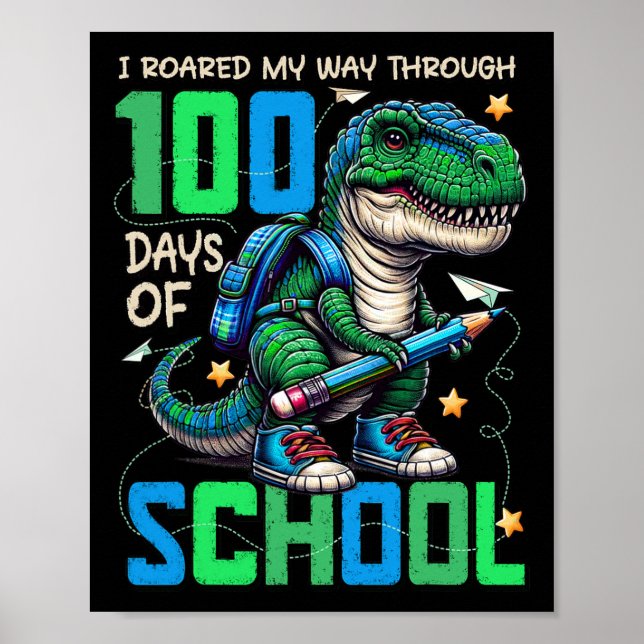100 dagars skollegium 100 dagar smartare 100 dagar poster (Framsidan)