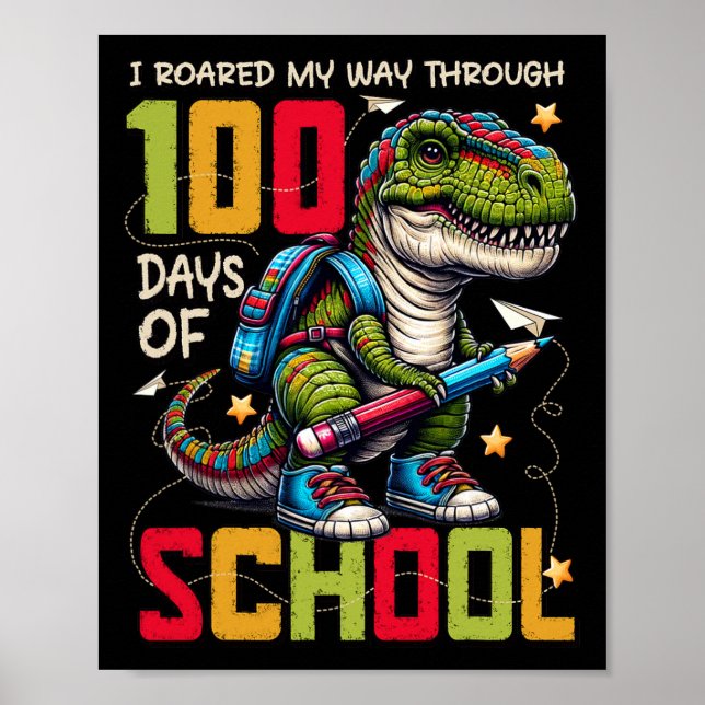 100 dagars skollegium 100 dagar smartare 100 dagar poster (Framsidan)