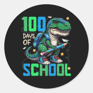 100 dagars skollegium 100 dagar smartare 100 dagar runt klistermärke