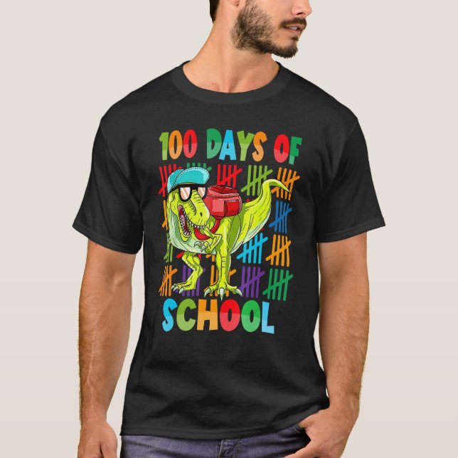 100 dagars skollegium 100 dagar smartare 100 dagar t shirt (Framsida)