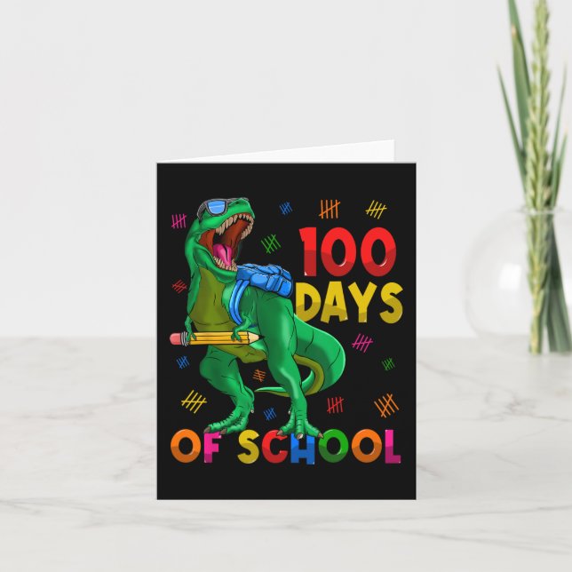 100 dagars skollegium 100 skoldagar 100 dagar kort (Framsida)