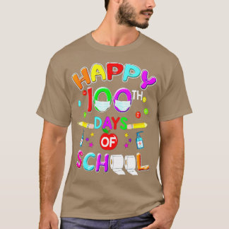 100 dagars skolmasklärare och Student T Shirt