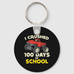 100 dagars skolmonster Lastbil 100 dagars buss Nyckelring