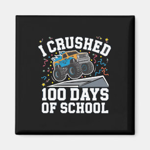 100 dagars skolmonstertruck 100:e skoldagen magnet