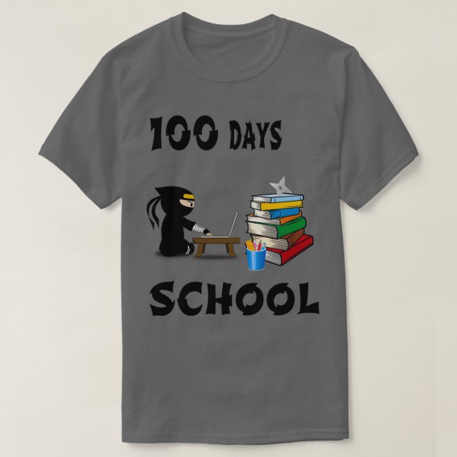 100 dagars skolninja1 t shirt (Design framsida)