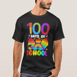 100 dagars skolpop IT-läraren Kids Boys Girls T Shirt