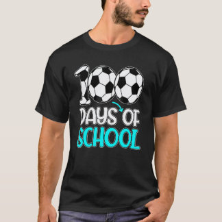 100 dagars skolpresenter 100:e dagen fotbollslärar t shirt