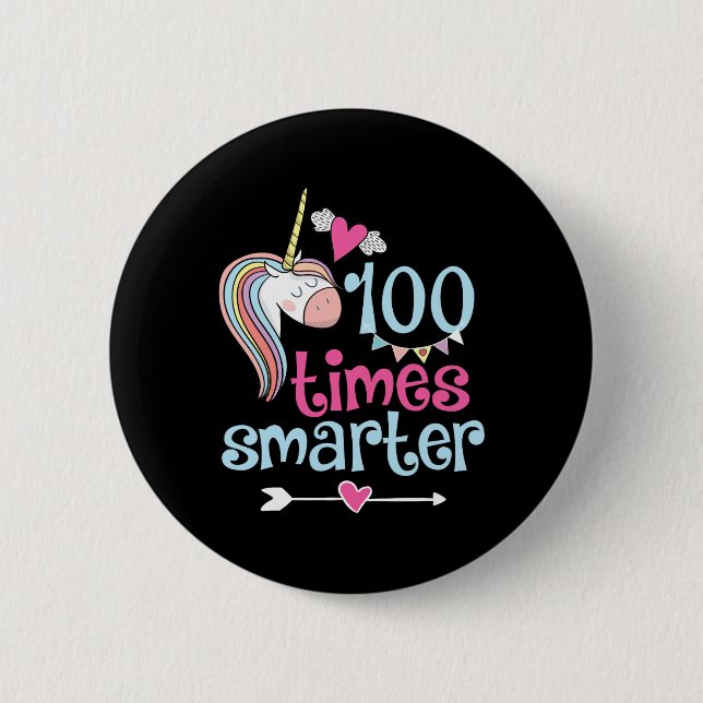 100 dagars skolresa 100 gånger smartare söt un knapp (Framsida)