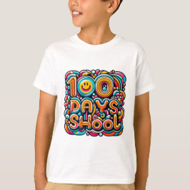 100 dagars skolresa - handritad Firande T Shirt