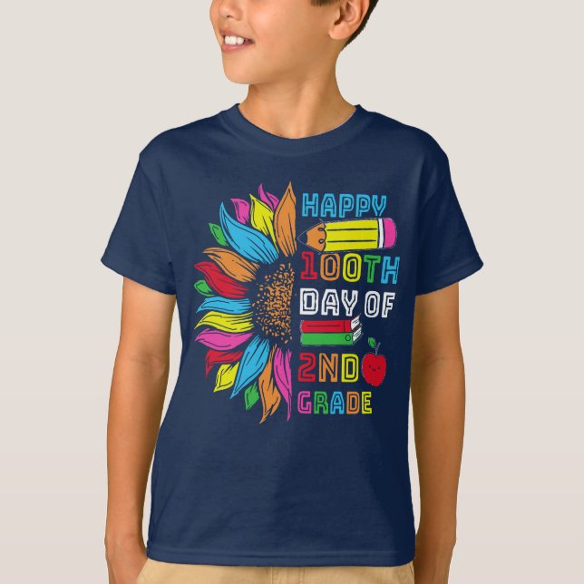 100 dagars skolresa, Klass 2 T Shirt (Framsida)