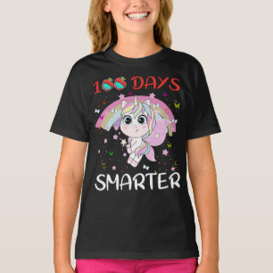 100 dagars skolskiva Unicorn Girls Costume T Shirt