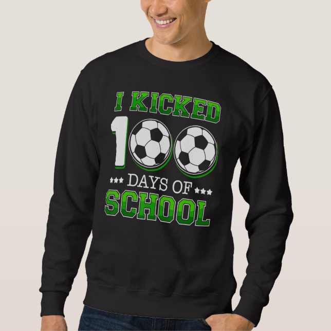 100 dagars skolsportböcker lång ärmad tröja (Framsida)
