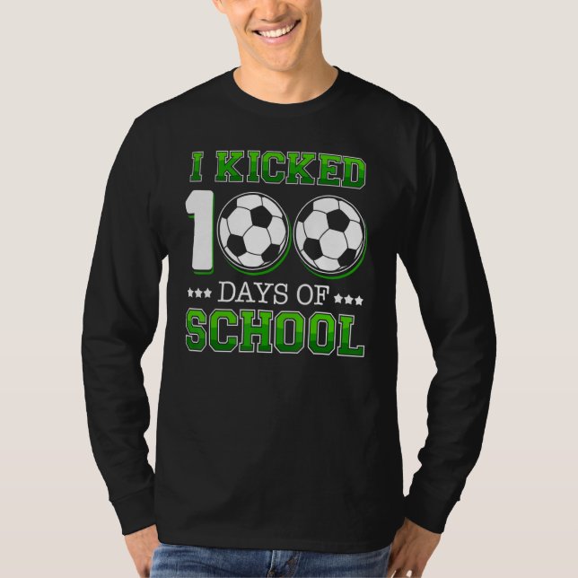100 dagars skolsportböcker t shirt (Framsida)