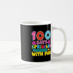 100 dagars skolsprinklad med Roligt cute Cuptårta Kaffemugg