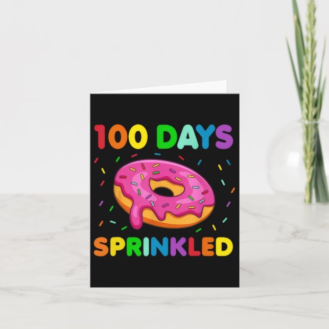 100 dagars skolsprinklad med Roligt Kort (Framsida)