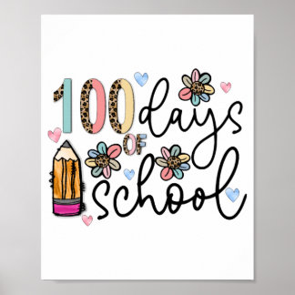 100 dagars skolsublimering poster