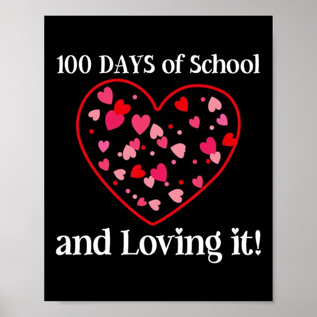 100 dagars skoltid och Studenter-lärare Poster (Framsidan)