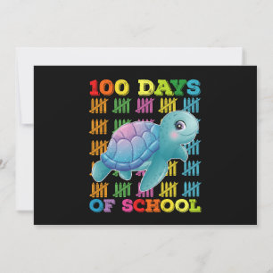 100 dagars skolturturklärare Student Inbjudningar