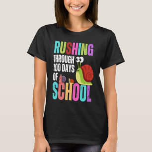 100 dagars skolundervisning i Rush Snigel Coola St T Shirt