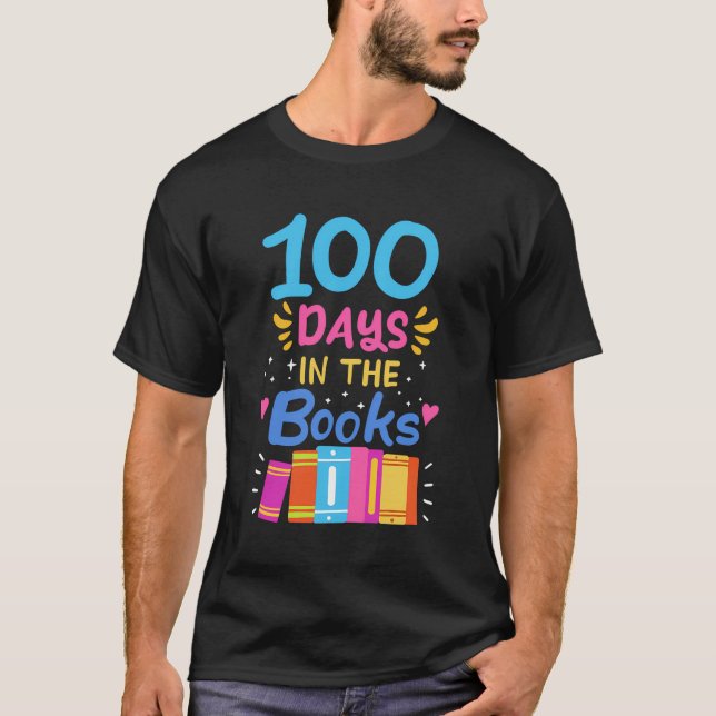 100 dagars skolundervisning i Student T Shirt (Framsida)