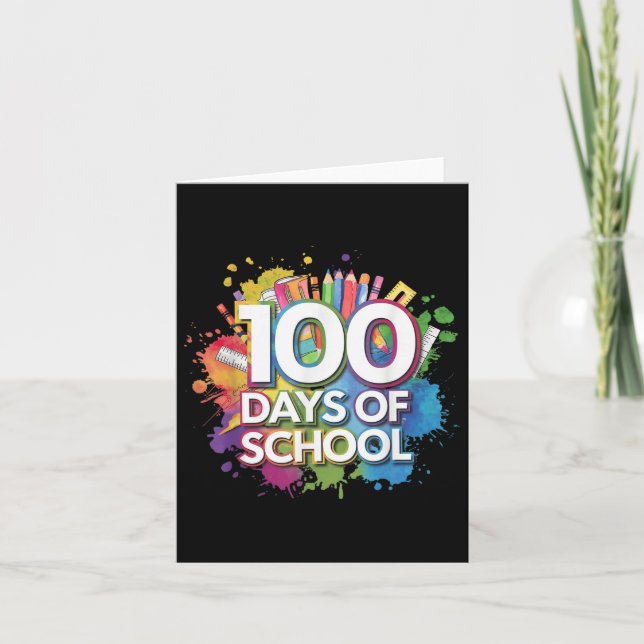 100 dagars skolvätestudier i Stänk Kort (Framsida)